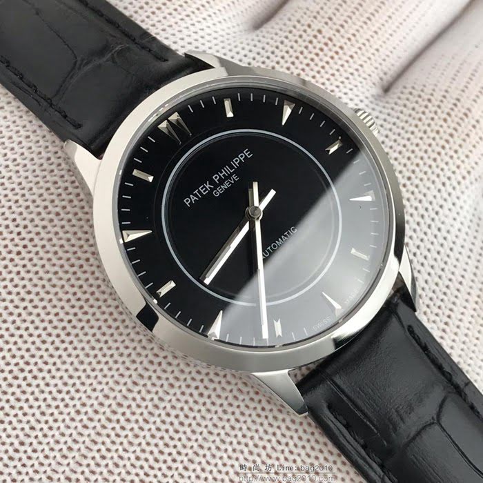 百達翡麗PATEK PHILPPE 男士時尚腕表 西鐵城機芯 牛皮錶帶  wssb3646